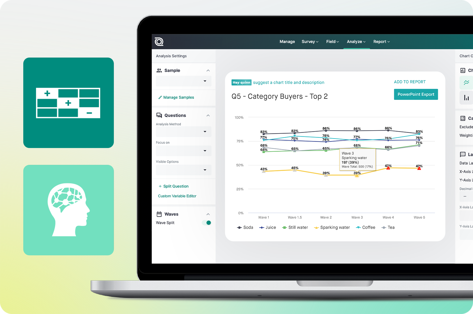 Screenshot of CI Tracking interface