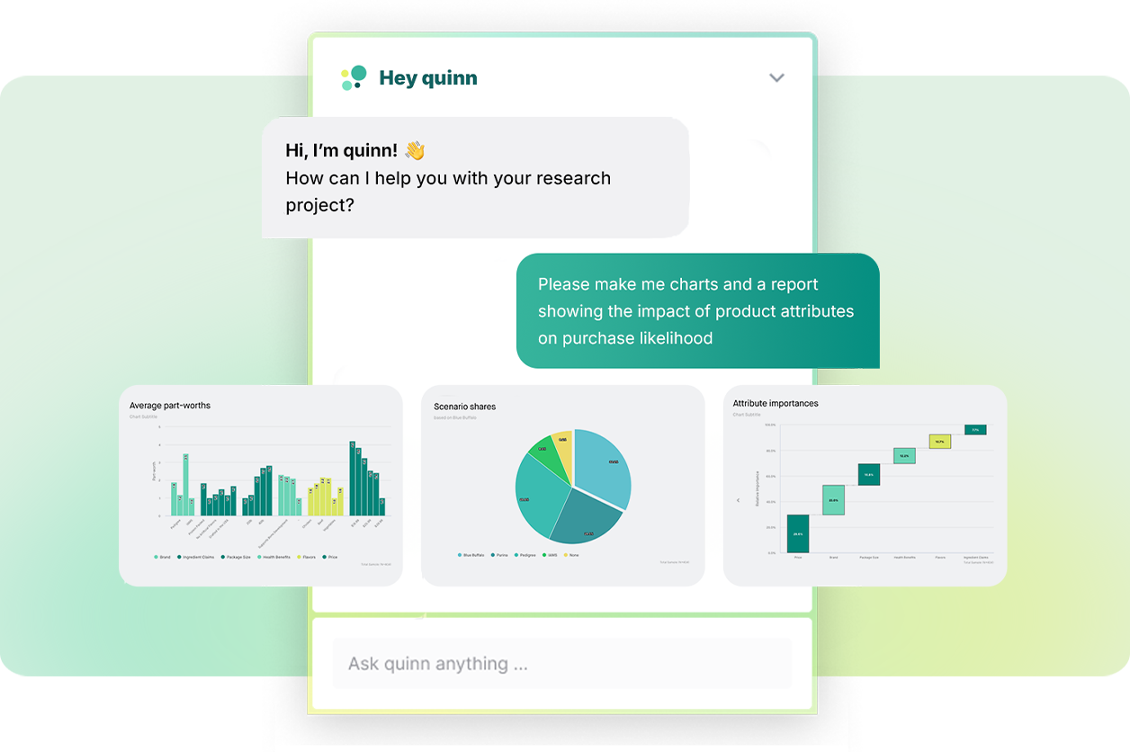 Example of quinn creating charts based on a prompt